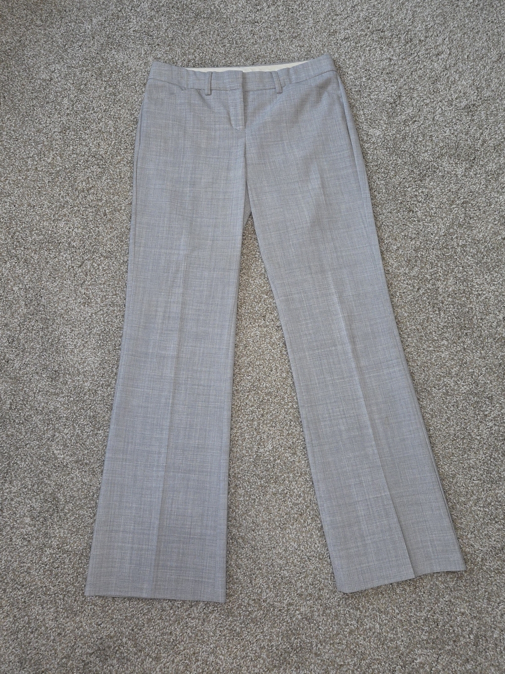 Express Women's Light Gray Boot Cut Dress Pants